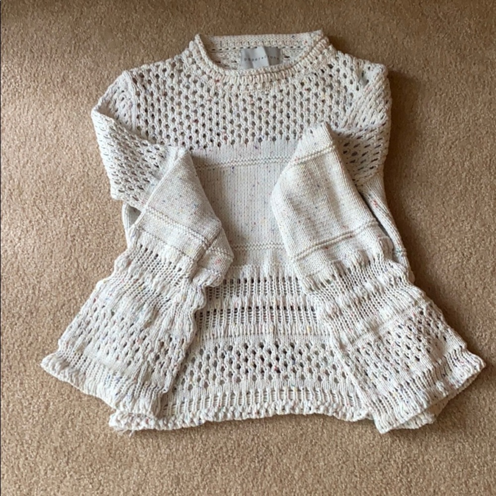 Paper Crane Crop Knit Sweater💋